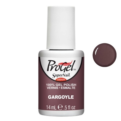Гель-лак Горгулья Super Nail ProGel Gargoyle бежево-бузковий, емаль 14 мл