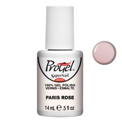 Гель-лак Паризька Троянда Super Nail ProGel Paris Rose напівпрозорий молочно-персиковий, емаль 14 мл