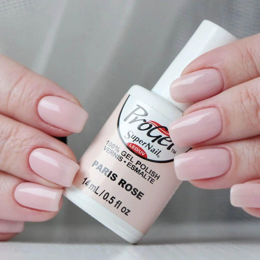 Гель-лак Паризька Троянда Super Nail ProGel Paris Rose напівпрозорий молочно-персиковий, емаль 14 мл
