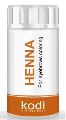 Хна для фарбування брів Kodi Henna for Coloring Eyebrows (Dark Brown) темно-коричнева 5г