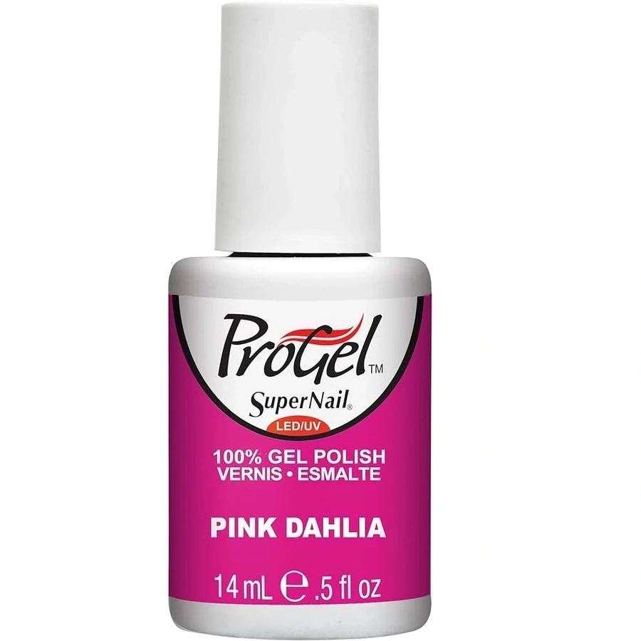 Гель-лак Super Nail ProGel Pink Dahlia темно-рожевий, емаль 14 мл