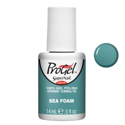 Гель-лак Морська піна Super Nail ProGel Sea Foam ніжно-блакитний, емаль 14 мл