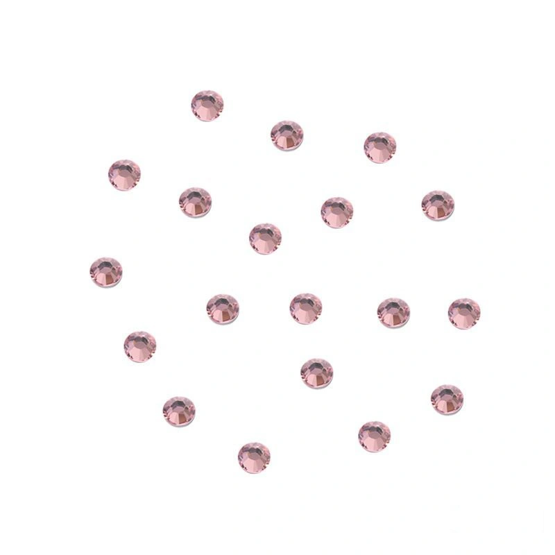 Стрази №40 рожеві стрази 1,5 мм 100 шт Naomi Rhinestones №40