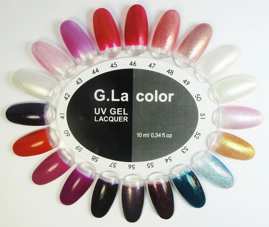 Кольорова палітра гель-лаку G.La Color G.La color Color Palette G.La Color (41-60) 41-60