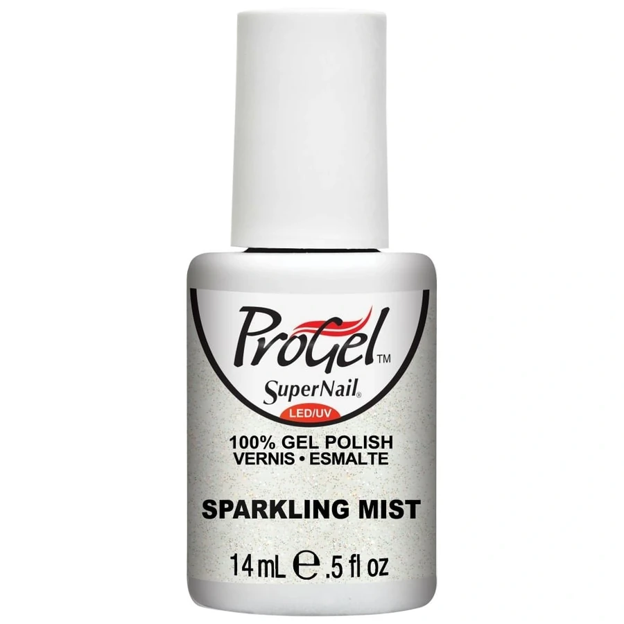 Гель-лак Super Nail ProGel Sparkling Mist напівпрозорий з блискітками 14 мл
