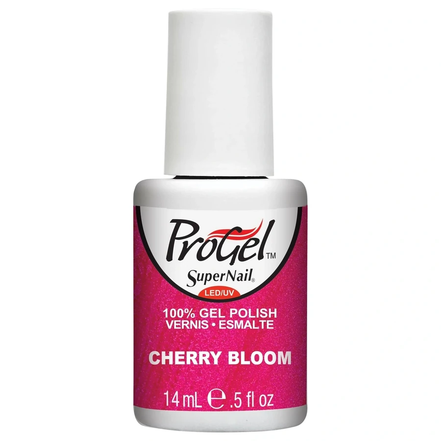 Гель-лак Super Nail ProGel Cherry Bloom малиновий з мікроблиском 14 мл