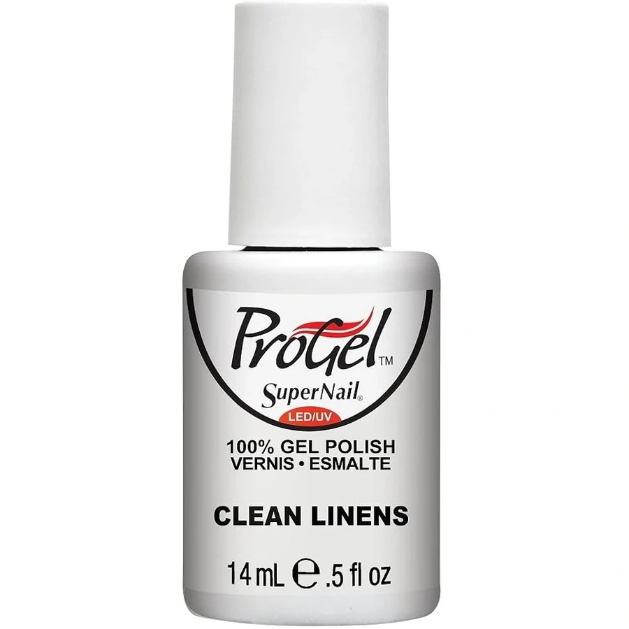 Гель-лак Чистота Super Nail ProGel Clean Linens білий, емаль 14 мл