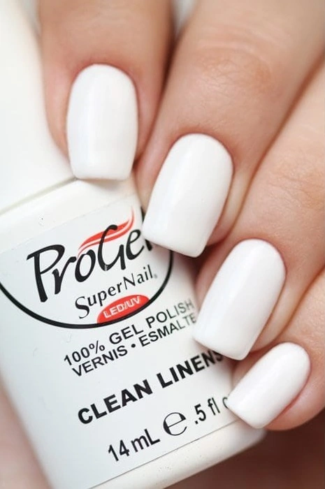 Гель-лак Чистота Super Nail ProGel Clean Linens білий, емаль 14 мл