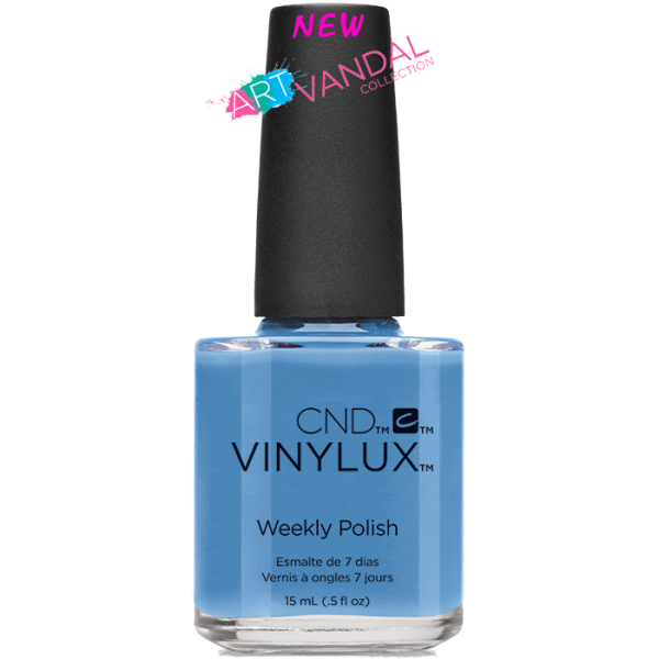 Лак CND VINYLUX 211 Digi-Teal яскраво-блакитний, емаль 15 мл