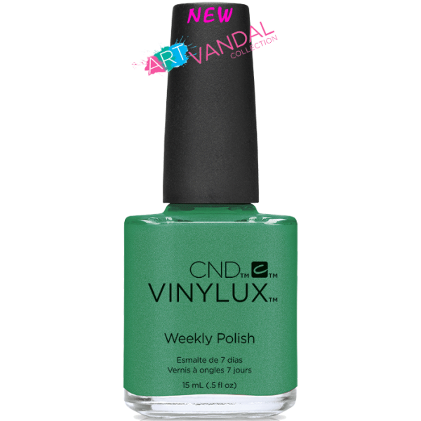 Лак CND VINYLUX 210 Art Basil сосновий зелений з мікроблиском 15 мл
