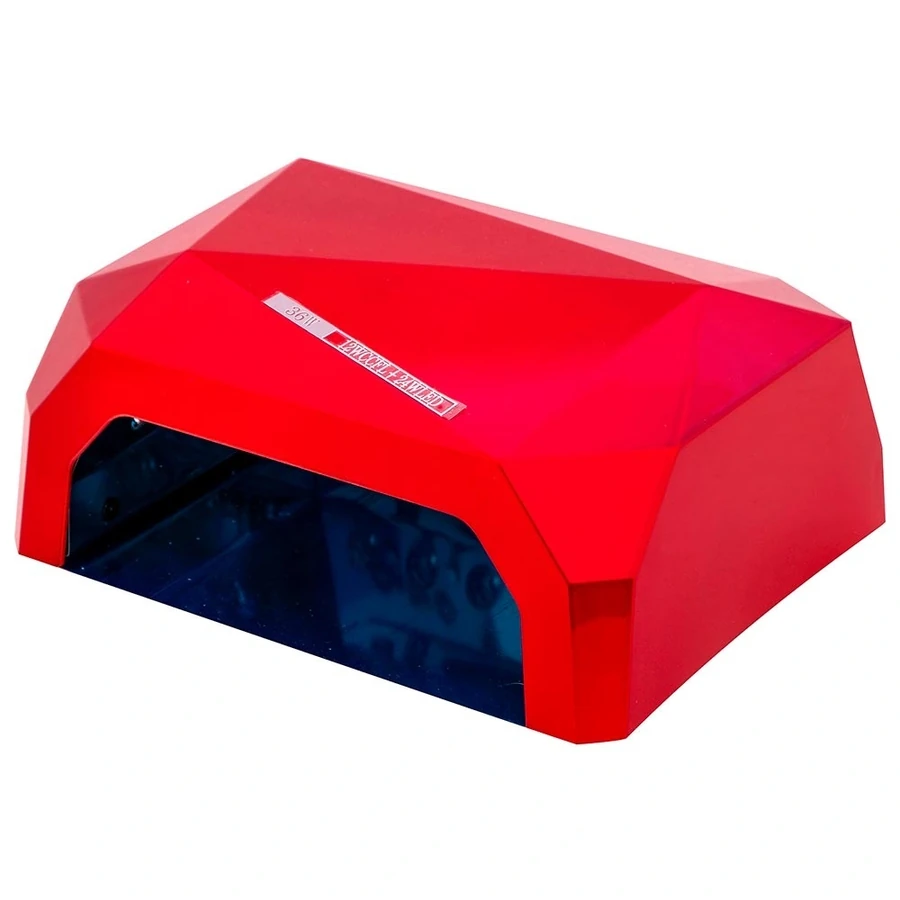 Світлодіодна CCFL + LED лампа 36 Вт Nail Perfect CCFL+ LED 36 W Lamp Red