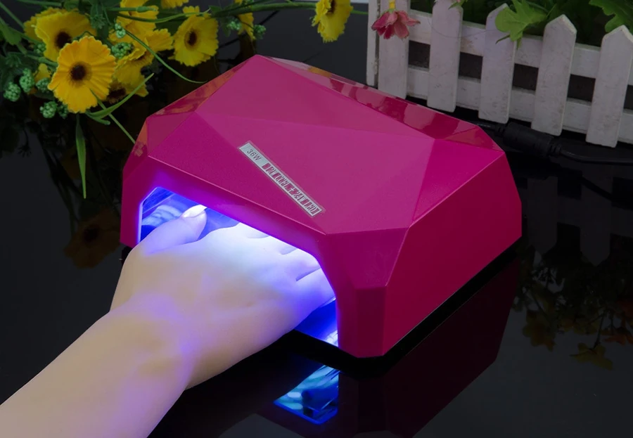 Світлодіодна CCFL + LED лампа 36 Вт Nail Perfect CCFL+ LED 36 W Lamp Roze