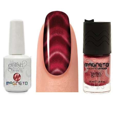 Harmony Gelish Magneto Electric Metal Lover Kit бордо, перламутр