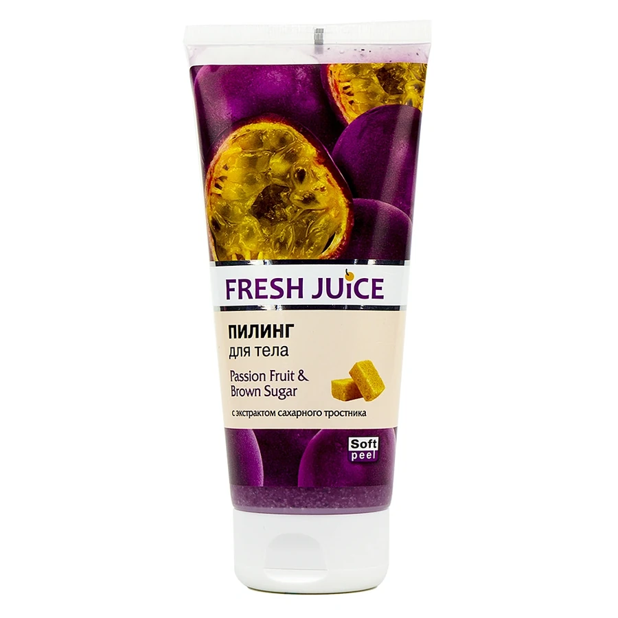 Пілінг для тіла маракуя і коричневий цукор Fresh Juice Body Peeling Passion Fruit & Brown Sugar 200 мл