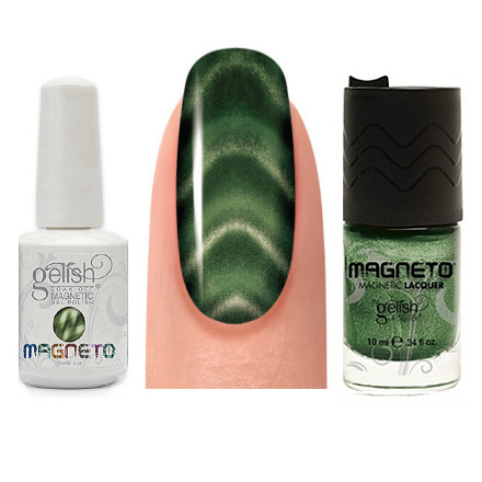 Harmony Gelish Magneto Polar Attraction Kit  зелений, перламутр