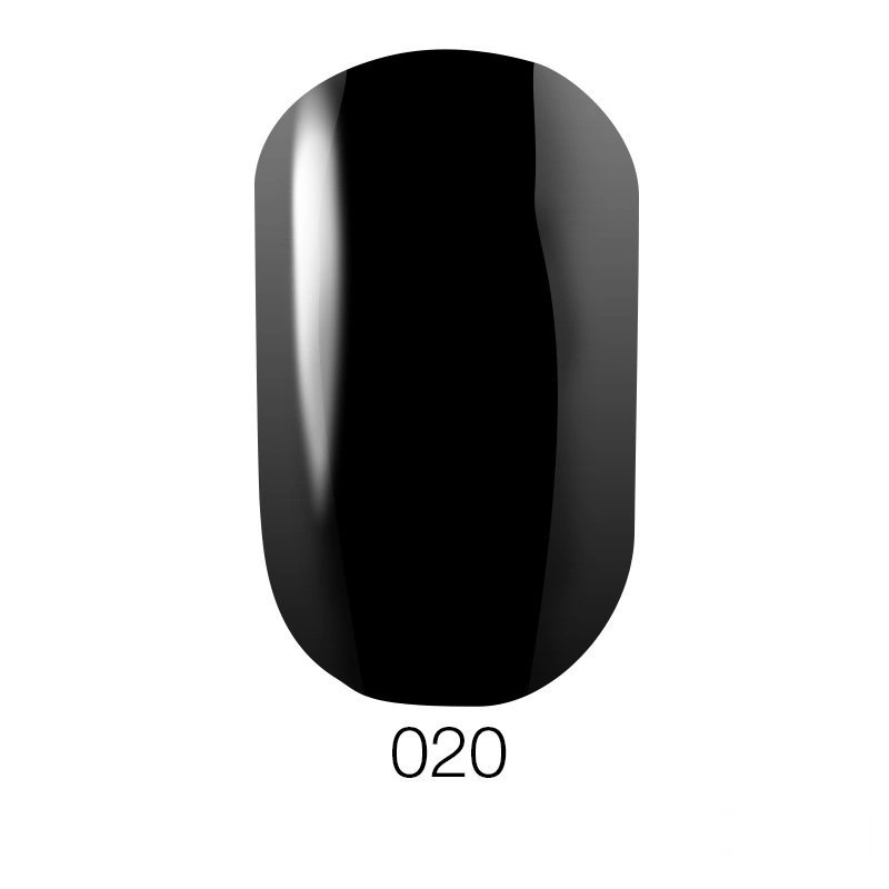 Гель-лак GO Active UV Gel Polish GO 020 чорний, емалевий 5,8 мл