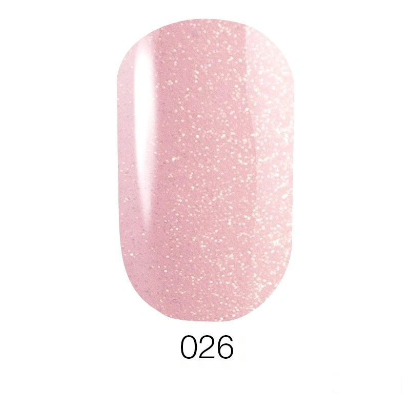 Гель-лак GO Active UV Gel Polish GO 026 ніжний рожевий із шиммерами 5,8 мл