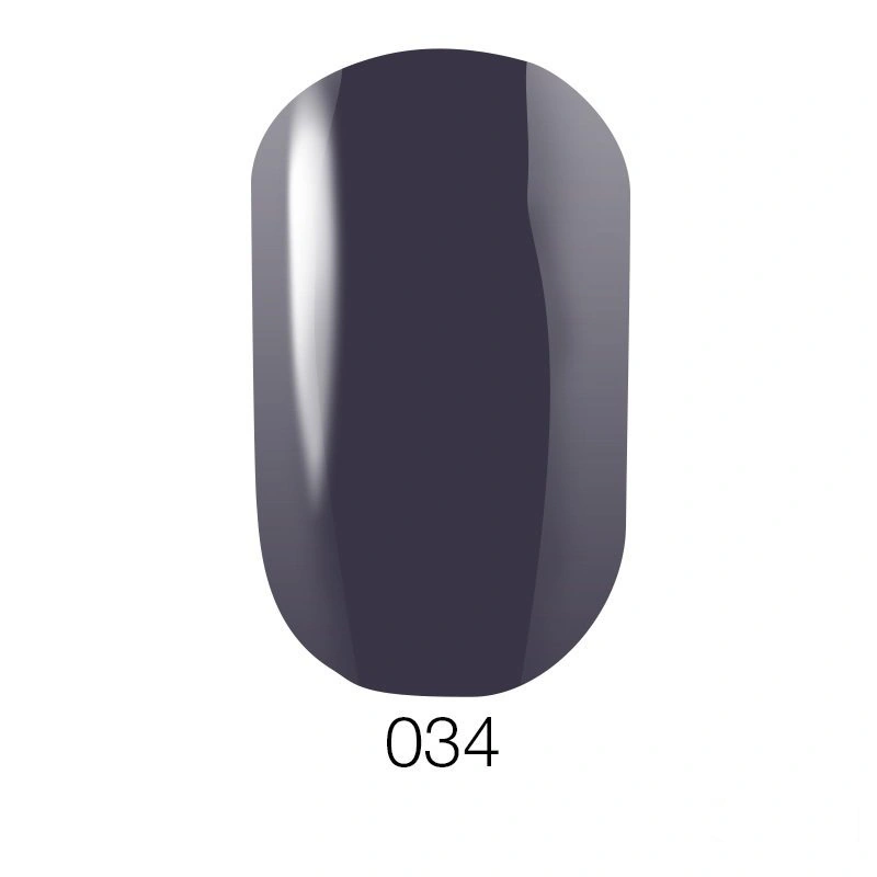 Гель-лак GO Active UV Gel Polish GO 034 сіро-фіолетовий, емалевий 5,8 мл