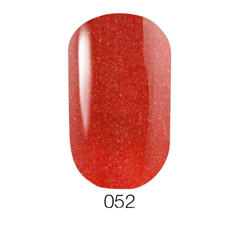 Гель-лак GO Active UV Gel Polish GO 052 червоний з мікроблиском 5,8 мл