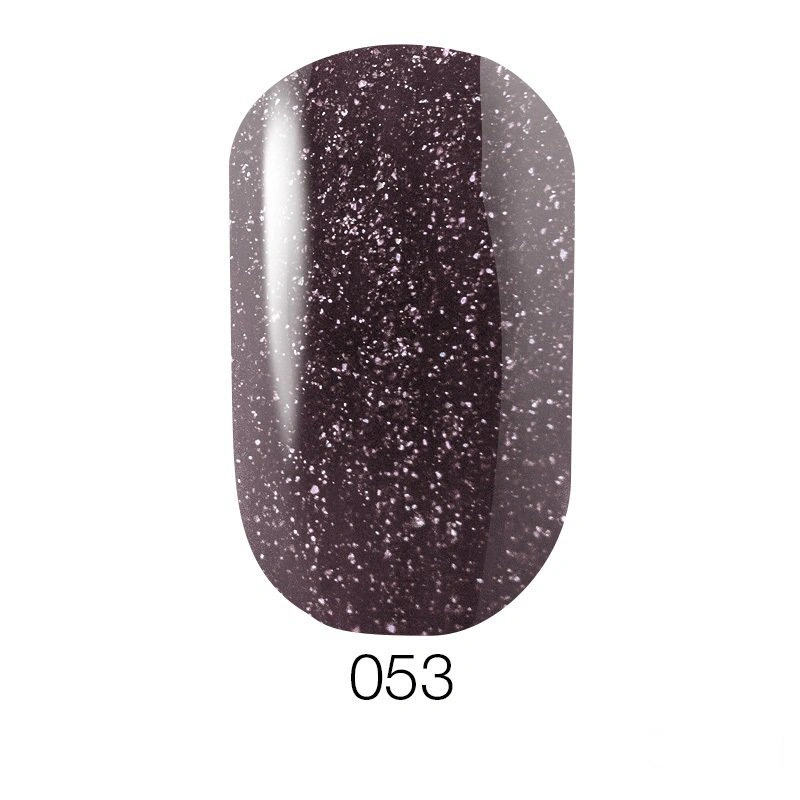 Гель-лак GO Active UV Gel Polish GO 053 темний сіро-ліловий із шиммерами 5,8 мл