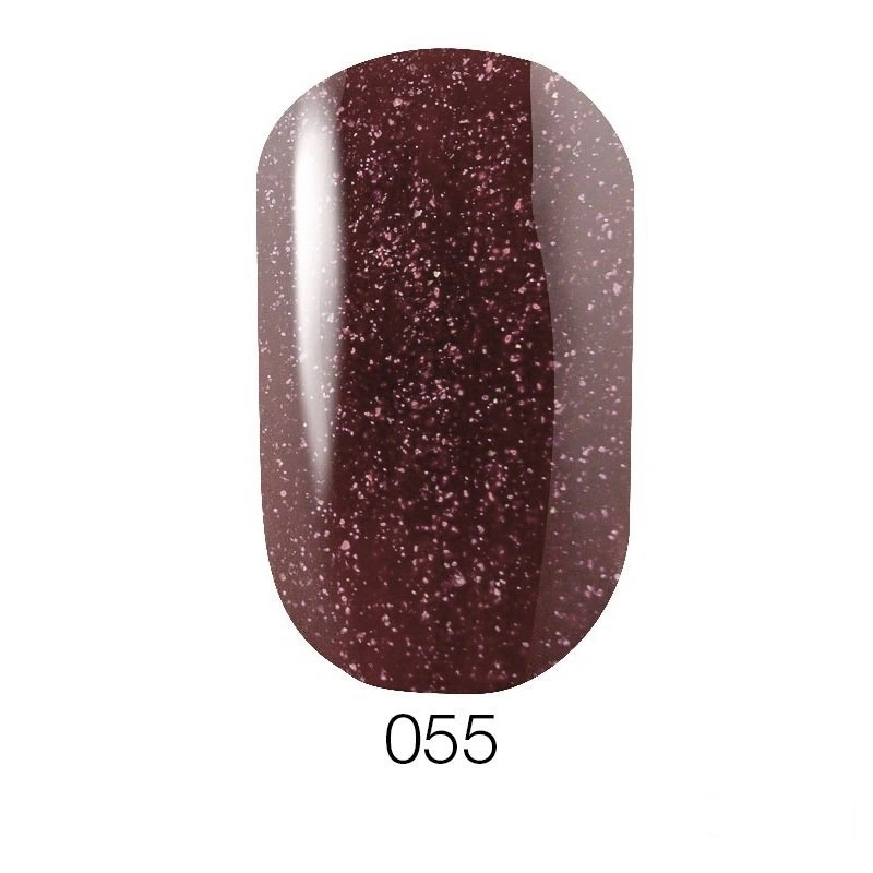 Гель-лак GO Active UV Gel Polish GO 055 коричневий із золотистими шиммерами 5,8 мл