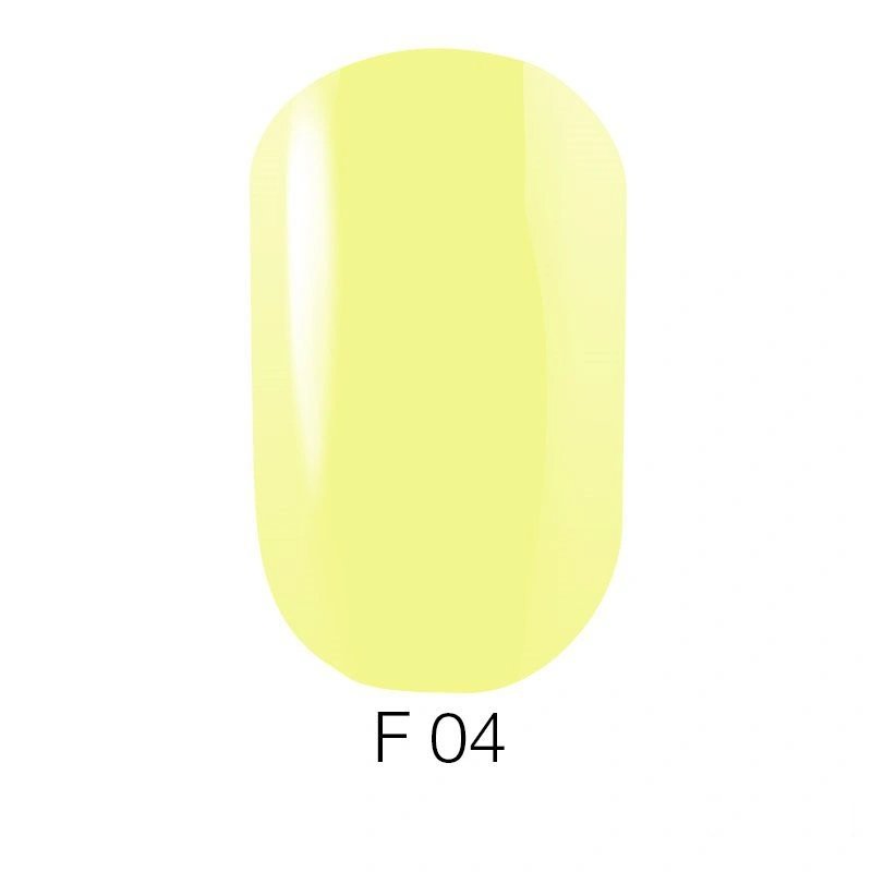 Гель-лак GO Active UV Gel Polish GO FLUO F 004 жовтий із флуоресцентним ефектом 5,8 мл