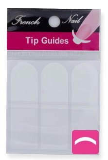 Наклейка трафарет для французького манікюру YRE French Tip Guides 01 овал