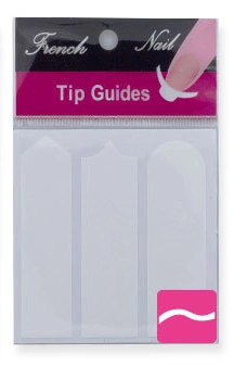 Наклейка трафарет для французького манікюру YRE French Tip Guides 02