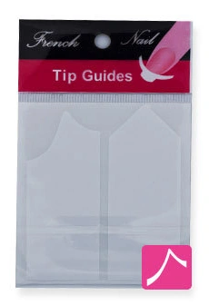 Наклейка трафарет для французького манікюру YRE French Tip Guides 03
