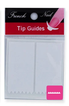 Наклейка трафарет для французького манікюру YRE French Tip Guides 06