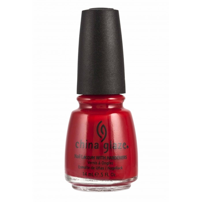 Лак China Glaze Vermillion темно-червоний, емаль 14 мл