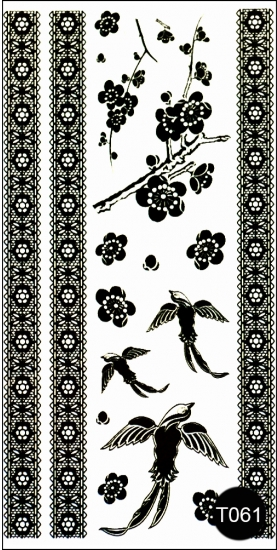 Наклейки на тіло Kodi Tattoo Style T061