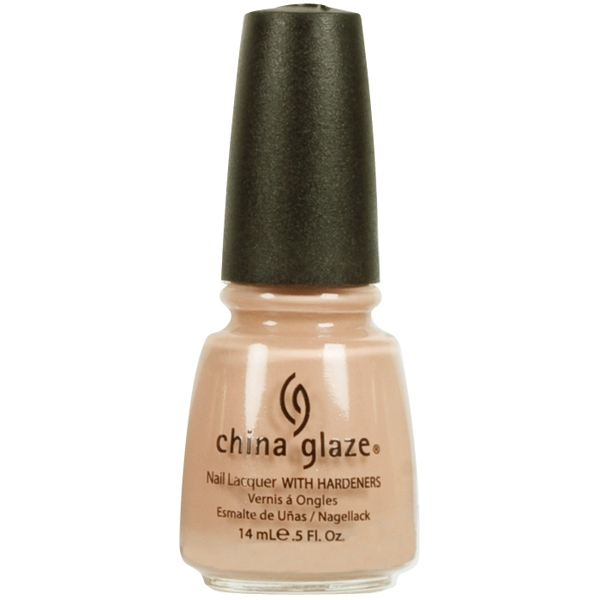 Лак China Glaze Nude бежевий, емаль 14 мл