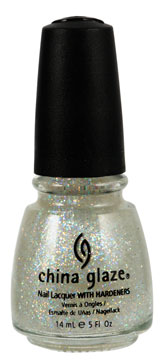 Лак China Glaze Polar Ice голографічні блискітки, прозорий 14 мл