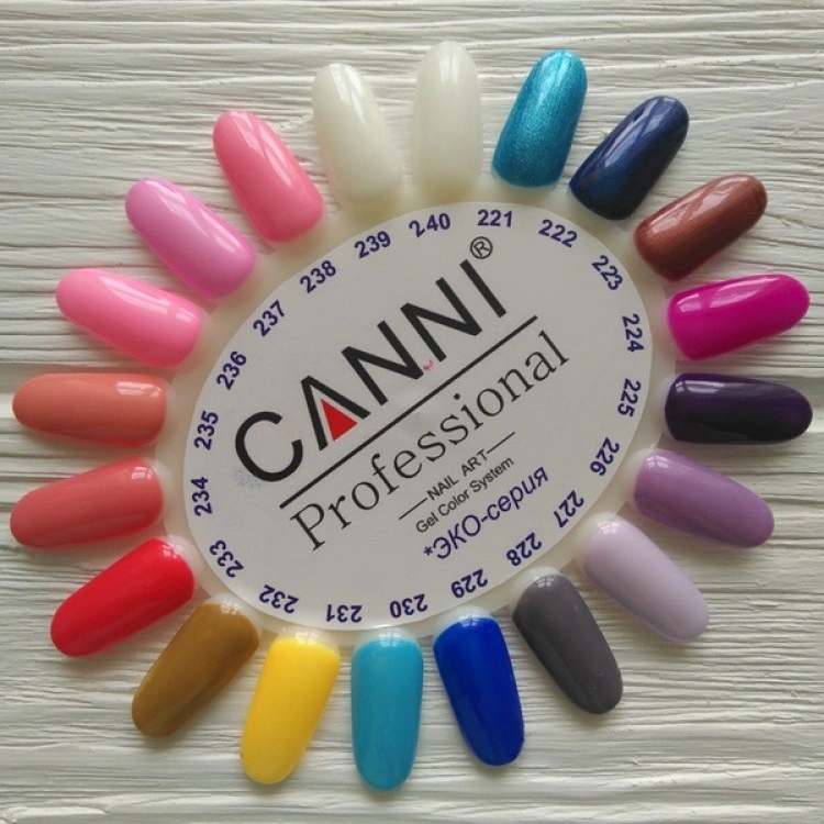 Палітра гель-лаків Canni ECO Gel Polish Palette 2 ромашки (нові кольори + ЕКО 2 шт