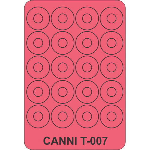 Трафарет для нігтів T-007 Canni Pattern T-007