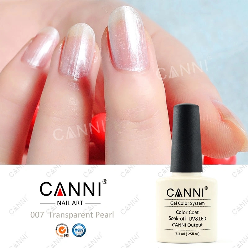 Гель-лак Canni Gel Polish №7 прозорий перламутр 7,3 мл