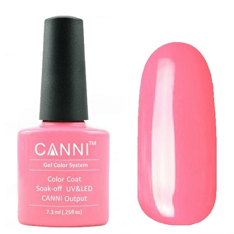 Гель-лак Canni Gel Polish №41 яскравий світло-рожевий, емаль 7,3 мл