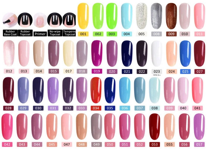 Гель-лак Canni Gel Polish №44 Pale Fuchsia лилово-рожевий, емаль 7,3 мл