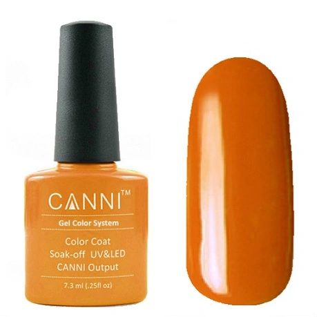 Гель-лак Canni Gel Polish №54 гарбузовий оранжевий, емаль 7,3 мл