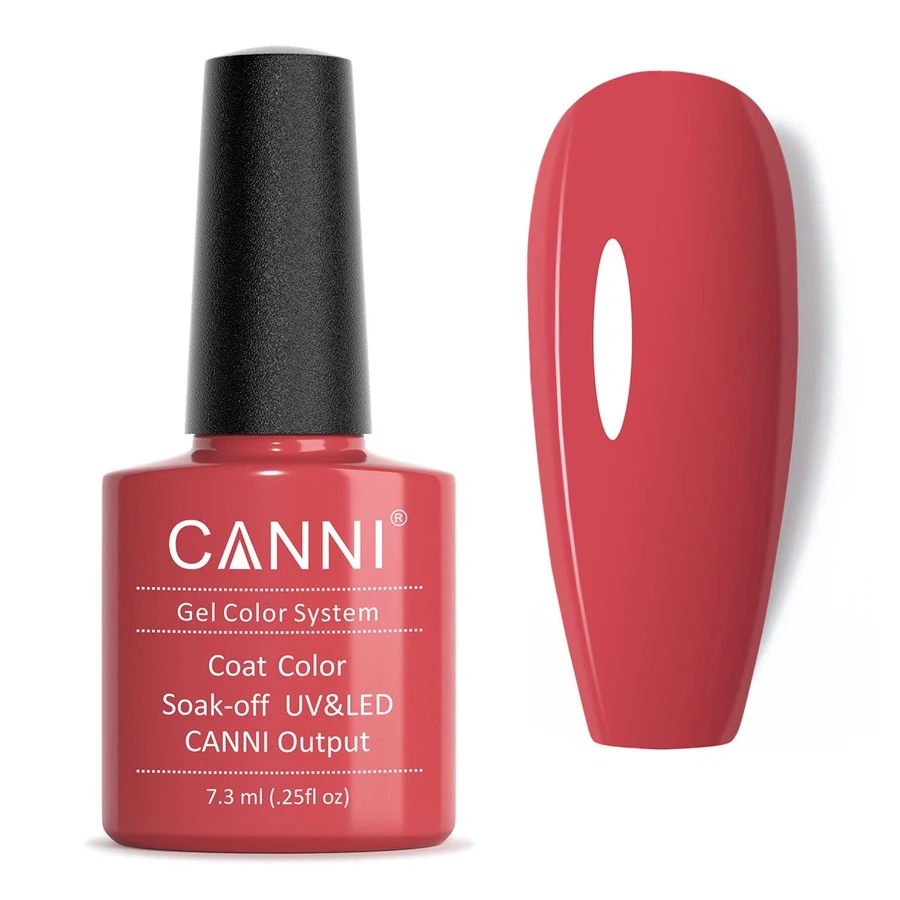 Гель-лак Canni Gel Polish №56 Dark Pink пурпурно-рожевий, емаль 7,3 мл