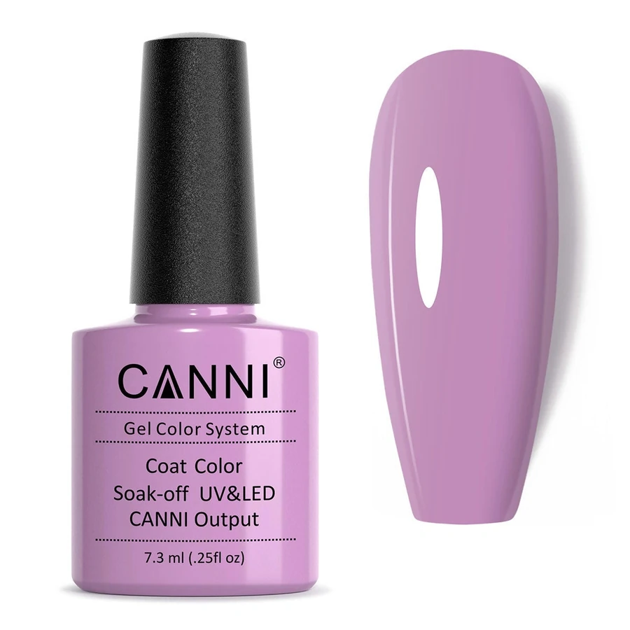 Гель-лак Canni Gel Polish №69 Soft Lilac пастельний бузковий, емаль 7,3 мл