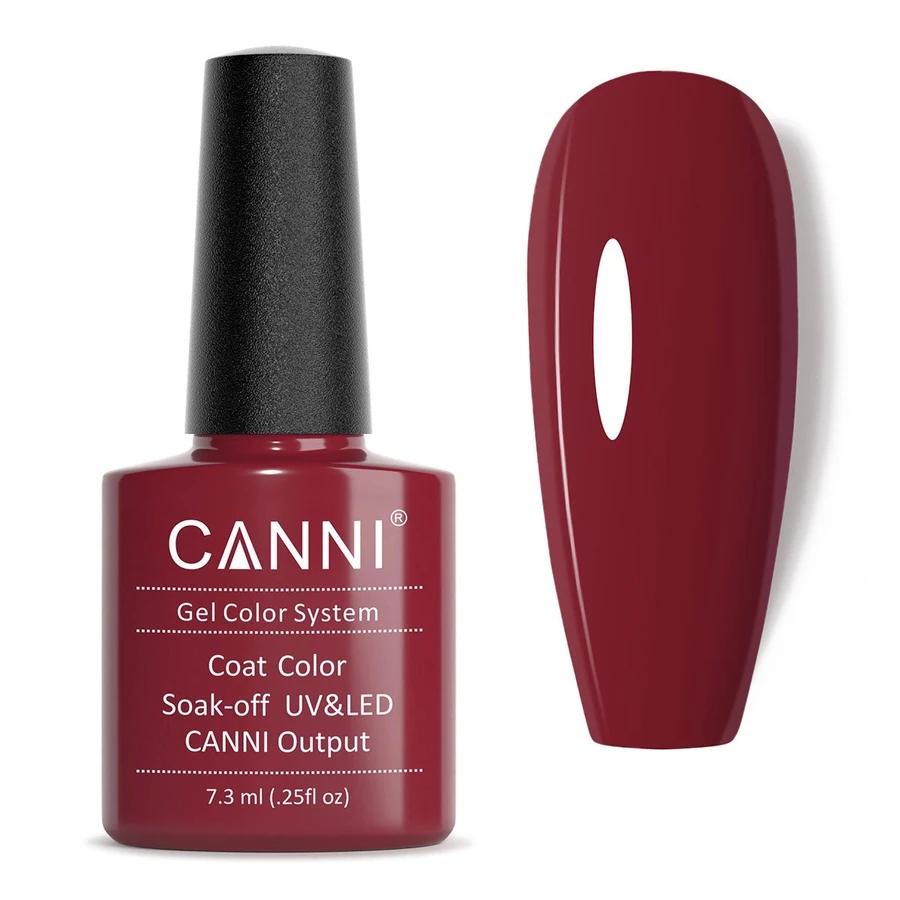 Гель-лак Canni Gel Polish №70 Royal Garnet гранатовий, емаль 7,3 мл