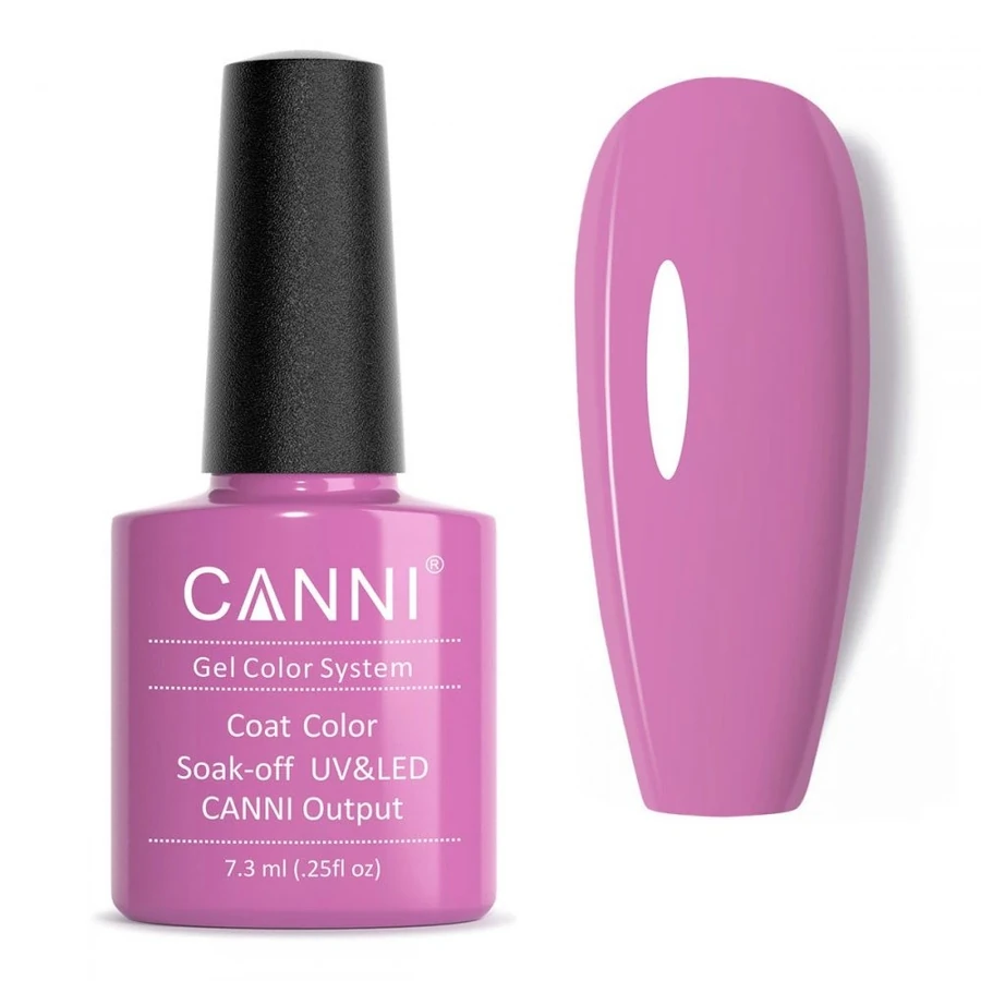 Гель-лак Canni Gel Polish №90 Lively Pink яскраво-рожевий, емаль 7,3 мл