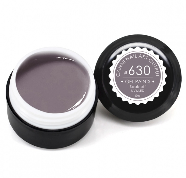 Гель-фарба Canni Gel Paint №630 світлий коричнево-сірий 5 мл