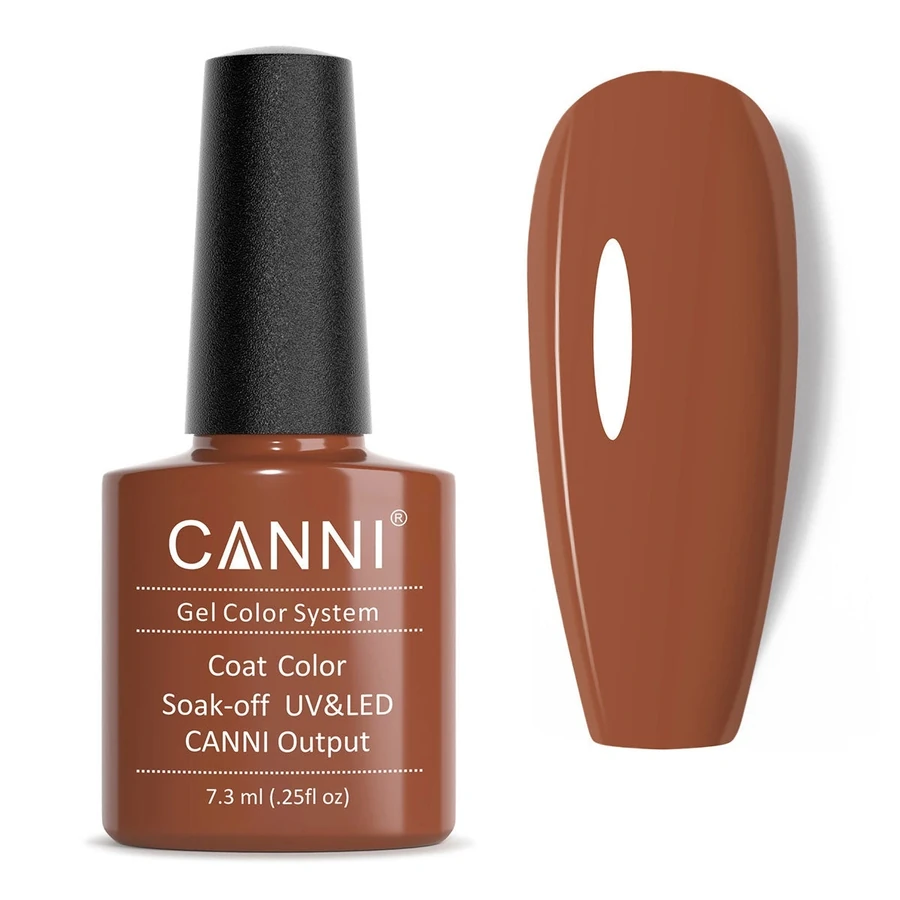Гель-лак Canni Gel Polish №95 Chocolate молочний шоколад, емаль 7,3 мл