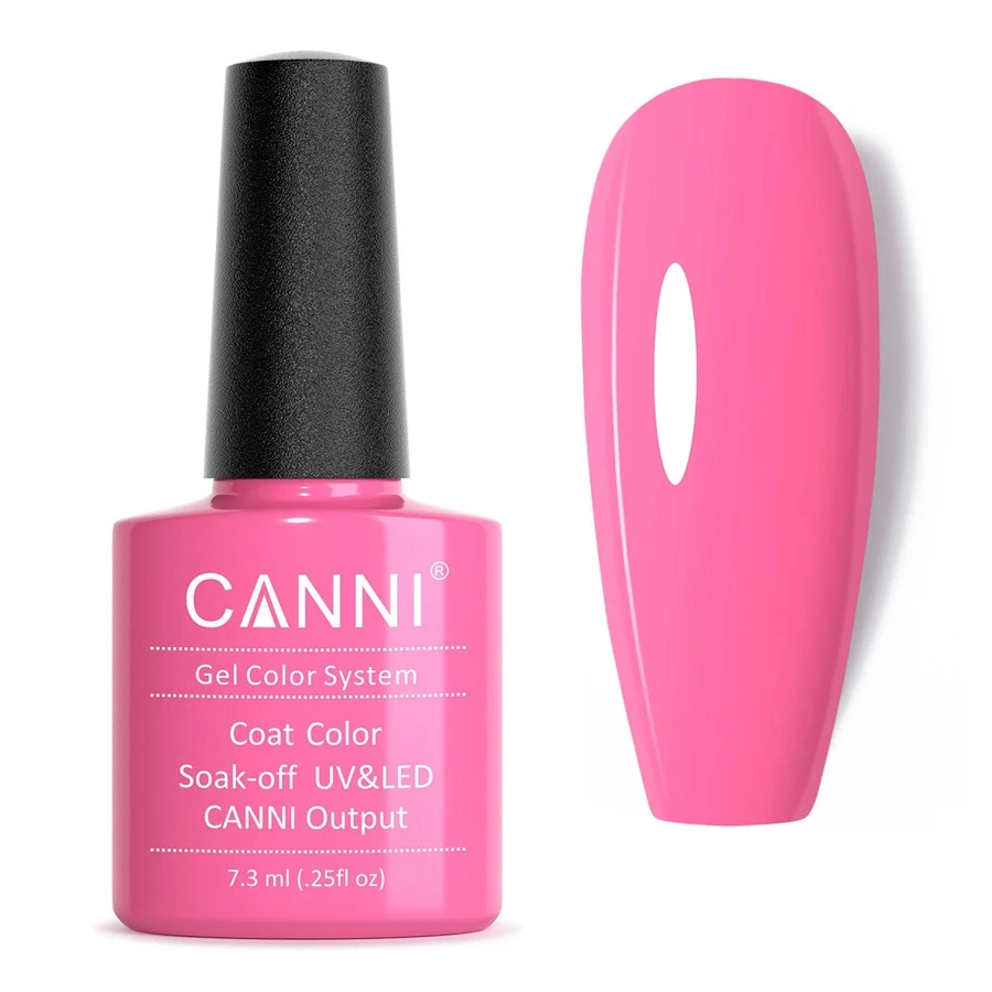 Гель-лак Canni Gel Polish №114 Pink Barbie лилово-рожевий, емаль 7,3 мл