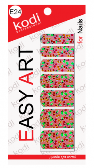 Наклейки для дизайну нігтів Kodi Easy Art E24