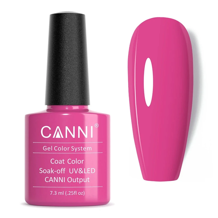 Гель-лак Canni Gel Polish №118 Neon Purple лілова фуксія, емаль 7,3 мл