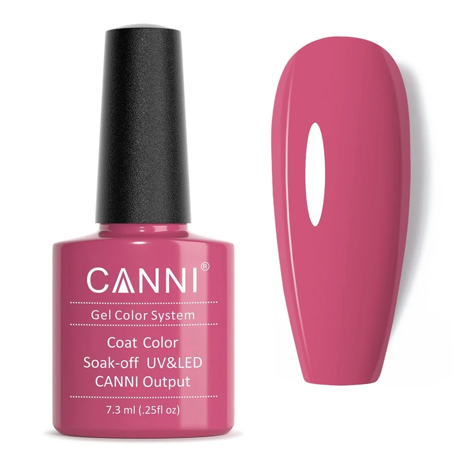 Гель-лак Canni Gel Polish №120 Charming Rose лилово-малиновий, емаль 7,3 мл